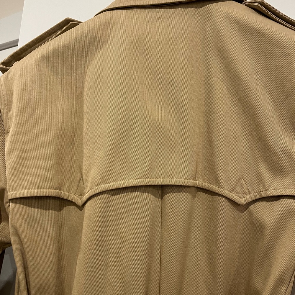 Polo by Ralph Lauren Double-Breasted Beige Twill Trench Coat - Picture 7 of 9